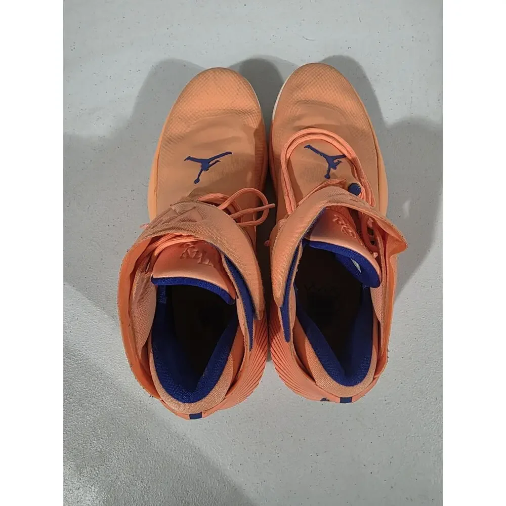 Jordan Why Not Zer0.1 Cotton Shot Sneakers Orange Pulse AA2510-800 Mens Size 11